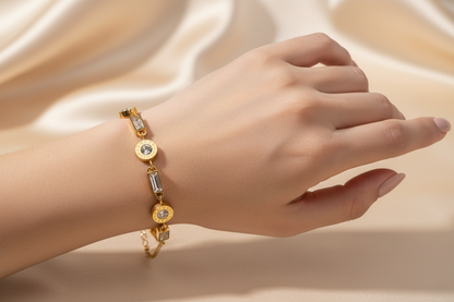 Crystal Bracelet on Model Hand