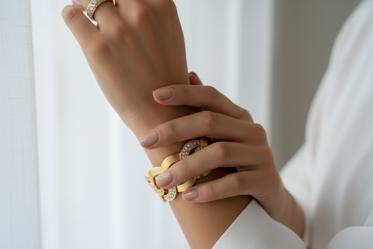 Gold Bracelet Close-up